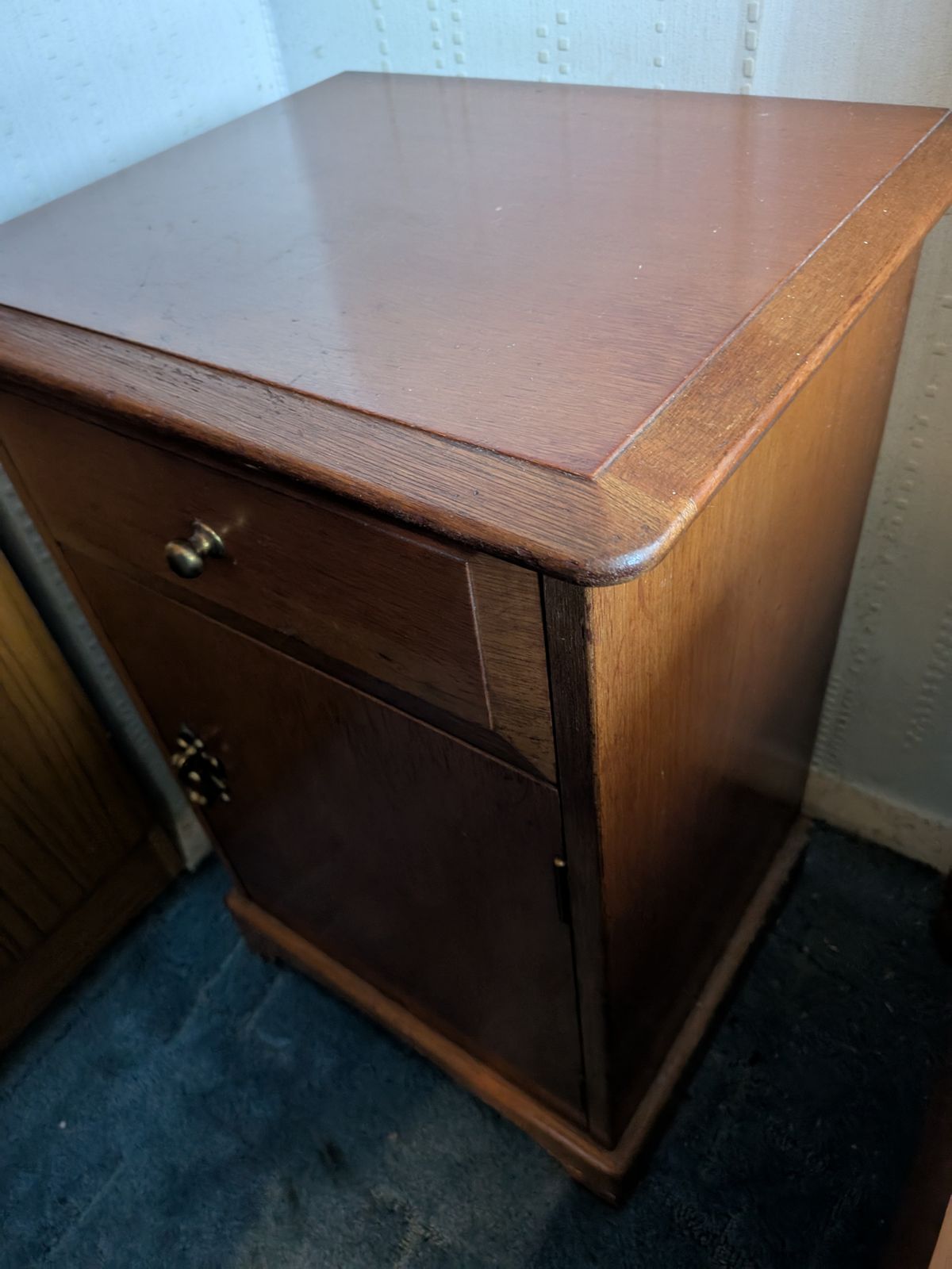 Stag, Beautiful Example Of Mid Century Quality. Bedside Cabinet photo for sale