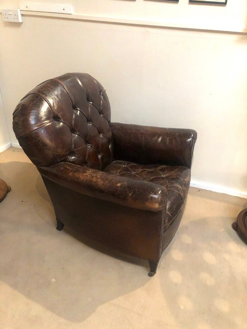 Pair Of Edwardian Antique Leather Club Chairs photo 1500.0