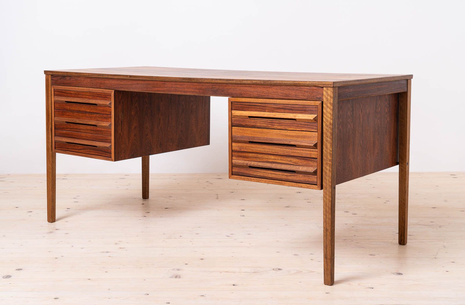 Mid Century Modern Desk, Norway, 1960s, Attributed To Torbjørn Afdal photo furniture