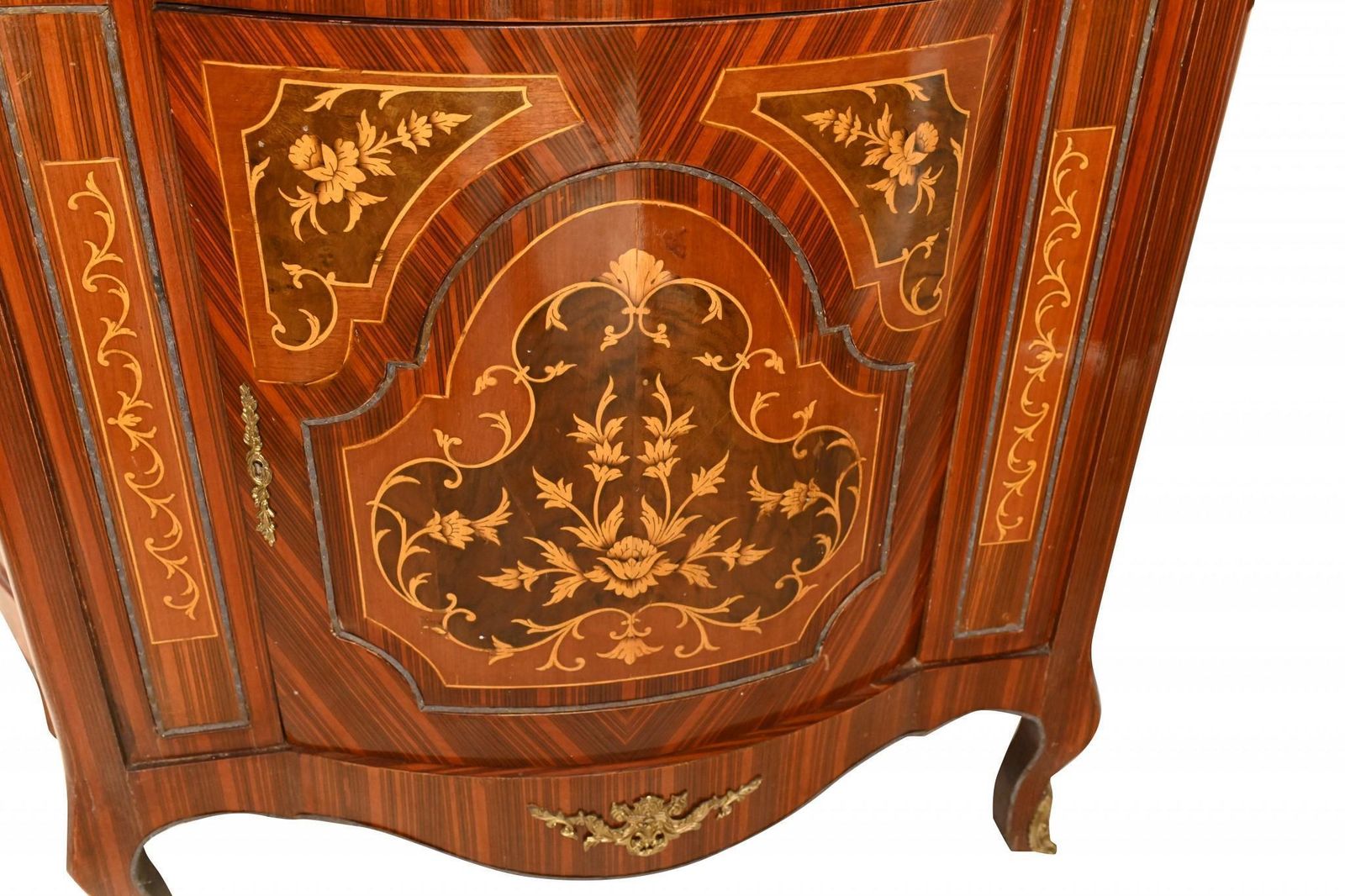 photo furniture French Empire Cabinet Chest Marquetry Inlay