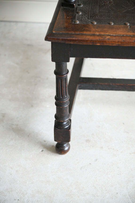 Antique Oak Occasional Chair, 1800s photo furniture