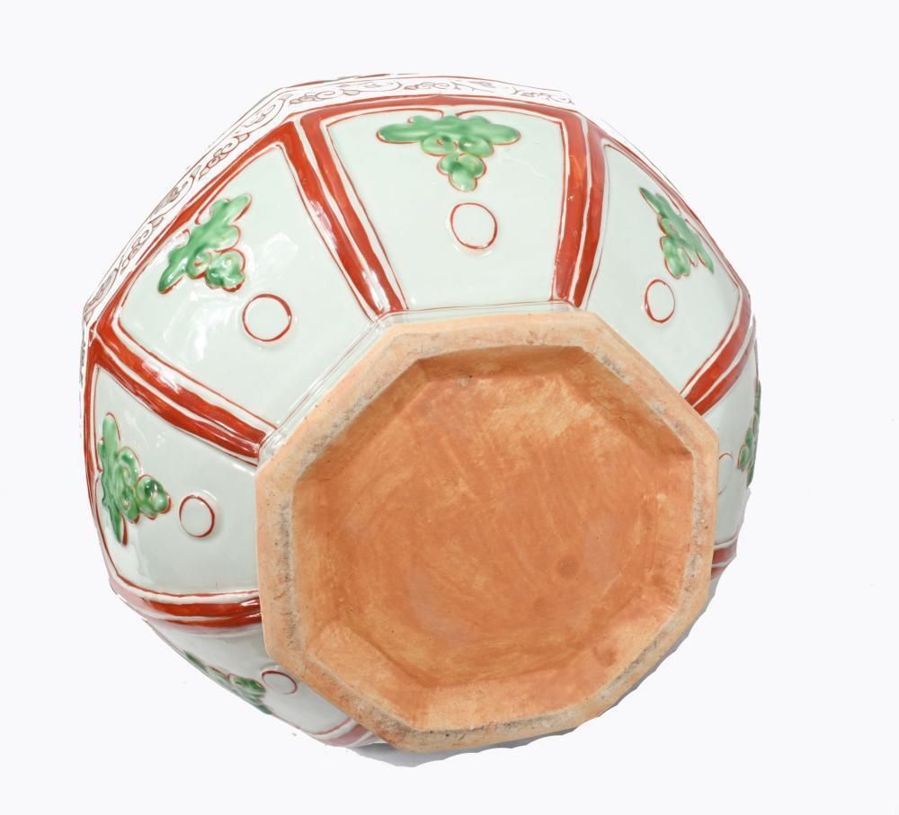 Single Chinese Qing Vase Ceramic Fish Bowl photo 345.0