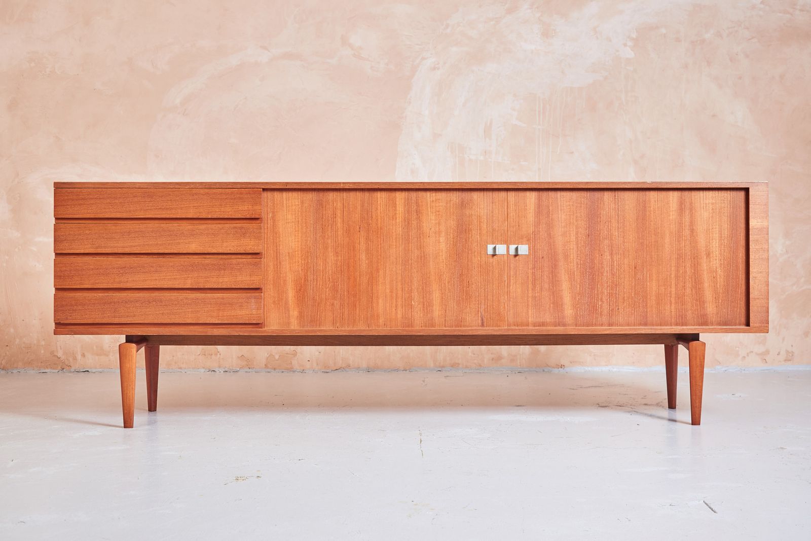 Vintage Mid Century Danish Rosewood Sideboard Credenza By H.W. Klein For Bramin, 1960s photo Furniture