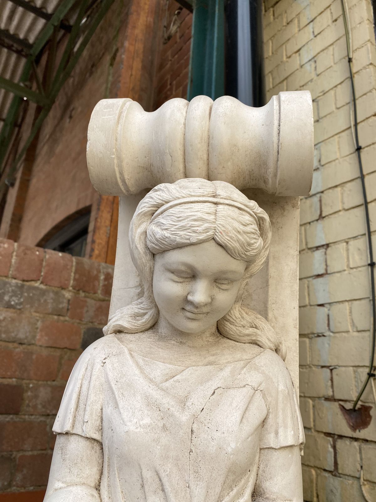 Plaster Fireplace Corbel, 1900s photo for sale