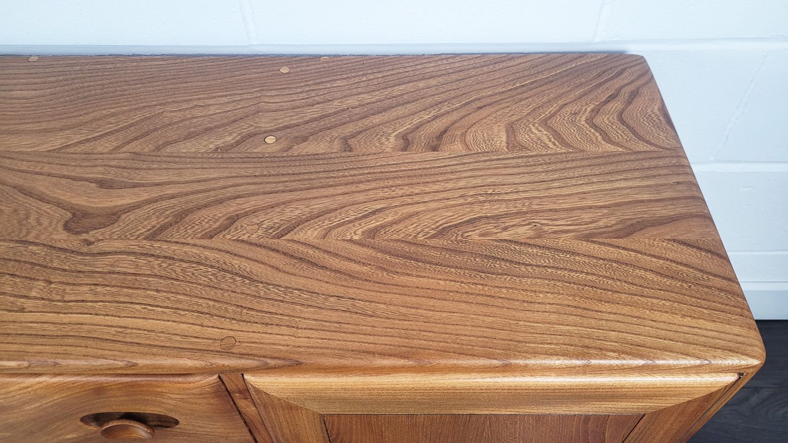 Furniture Ercol Low Sideboard, 1970s photo