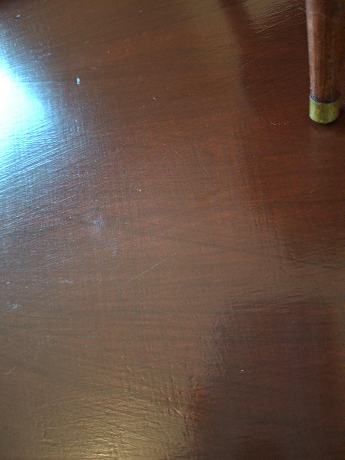 Fab Vintage Chippy Heath Mid Century Teak Telephone Seat Hall Table Goatskin photo buy
