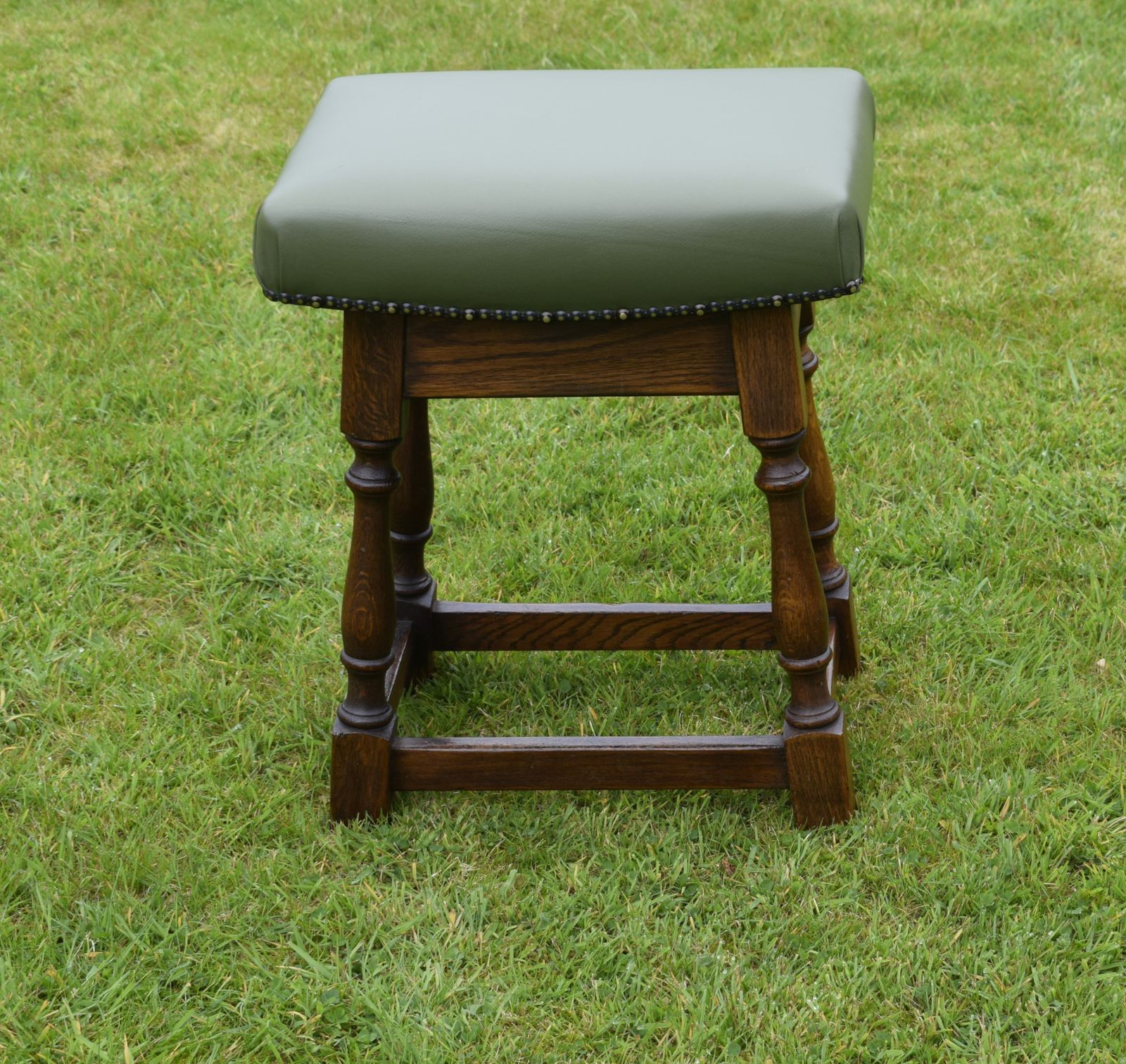 Early 20th Century Oak Joint Stool photo for sale