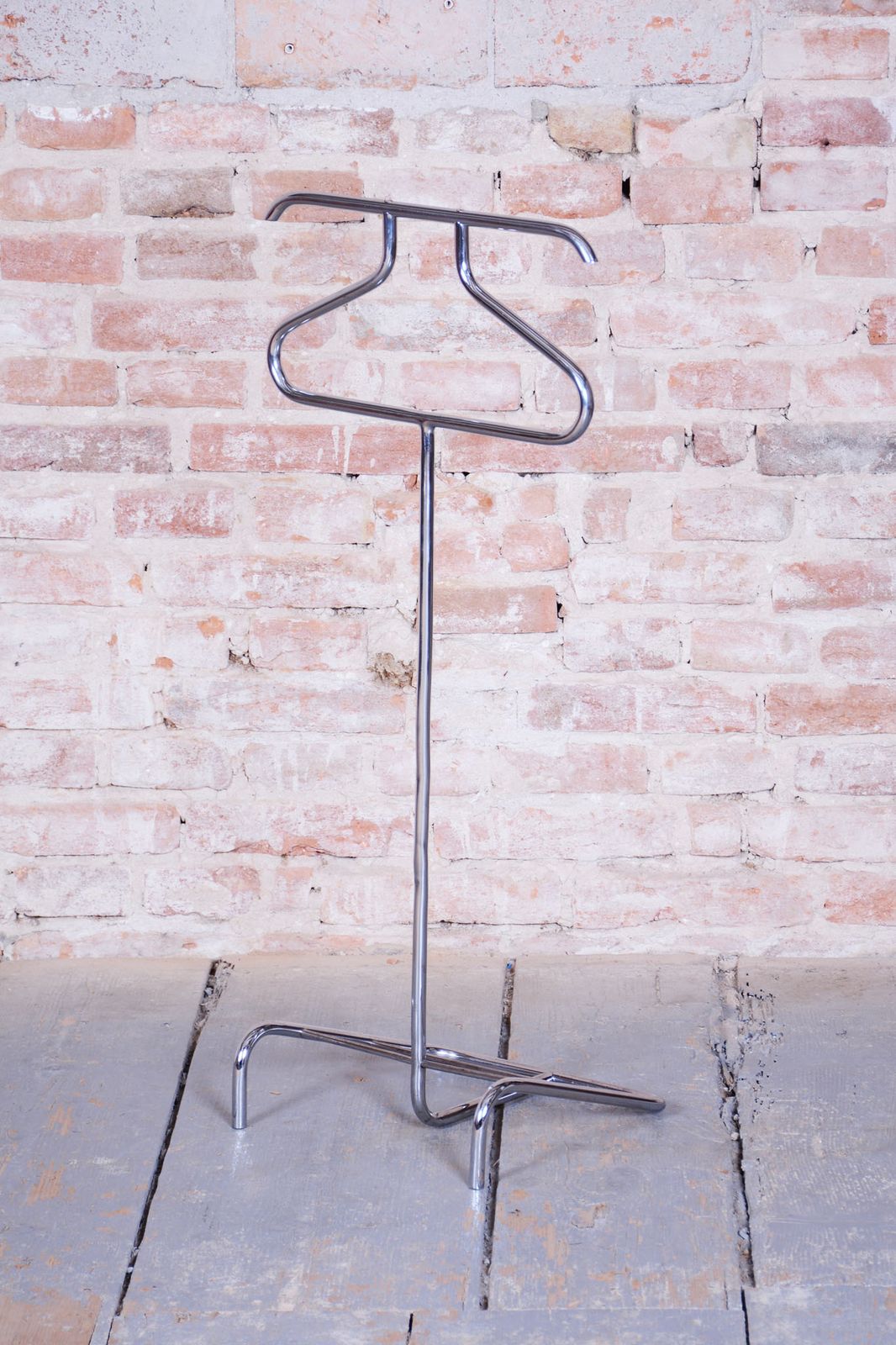 Original Bauhaus Clothes Valet, By Robert Slezák, Chrome, Czech, 1930s photo for sale