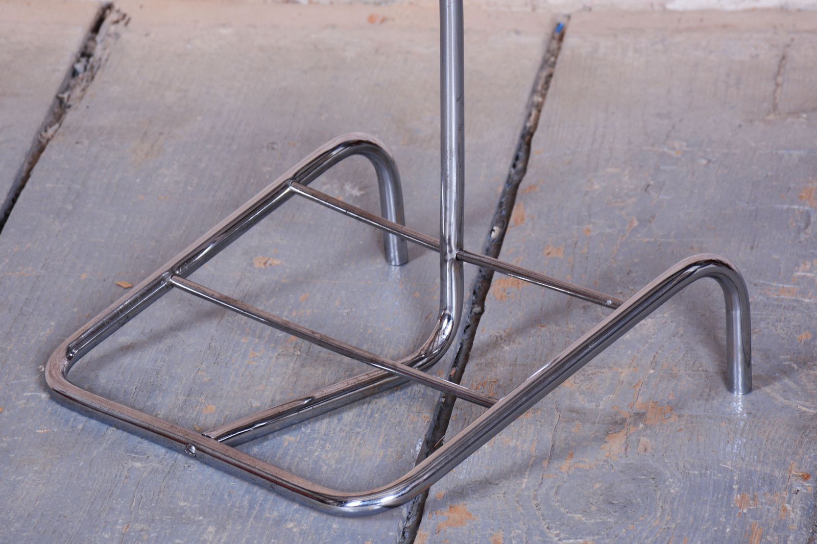 Original Bauhaus Clothes Valet, By Robert Slezák, Chrome, Czech, 1930s photo 300.0