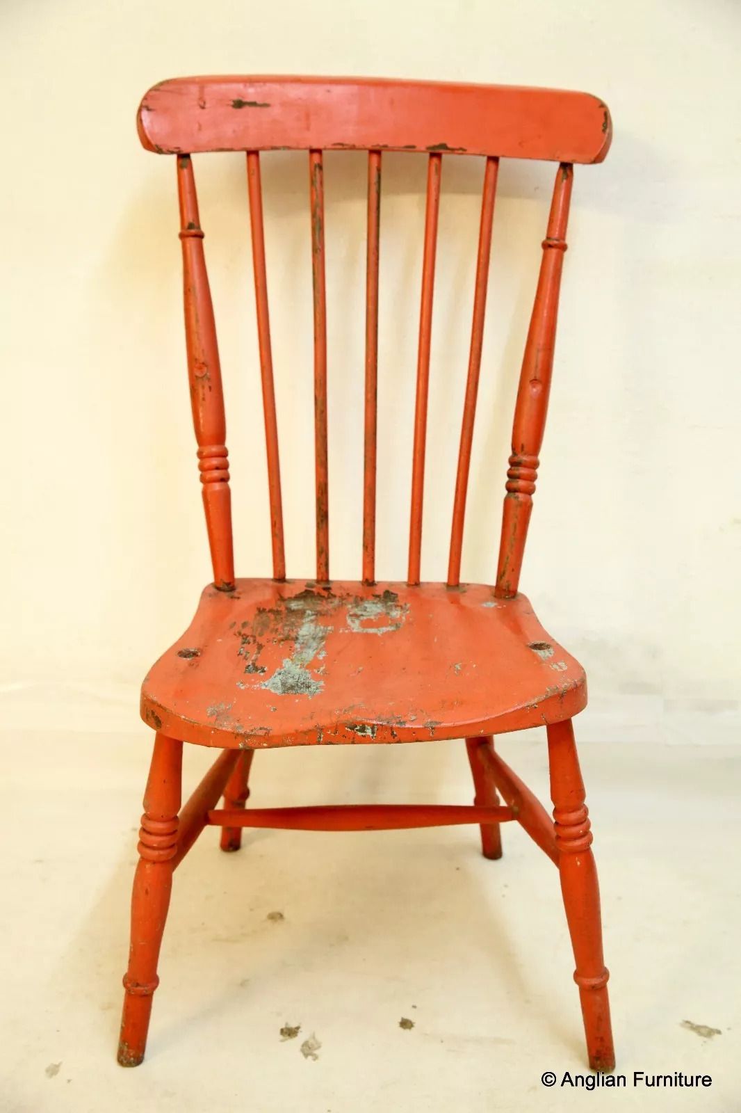 Shabby Chic Painted Farmhouse Kitchen Chair Free Nationwide Delivery photo 87.0