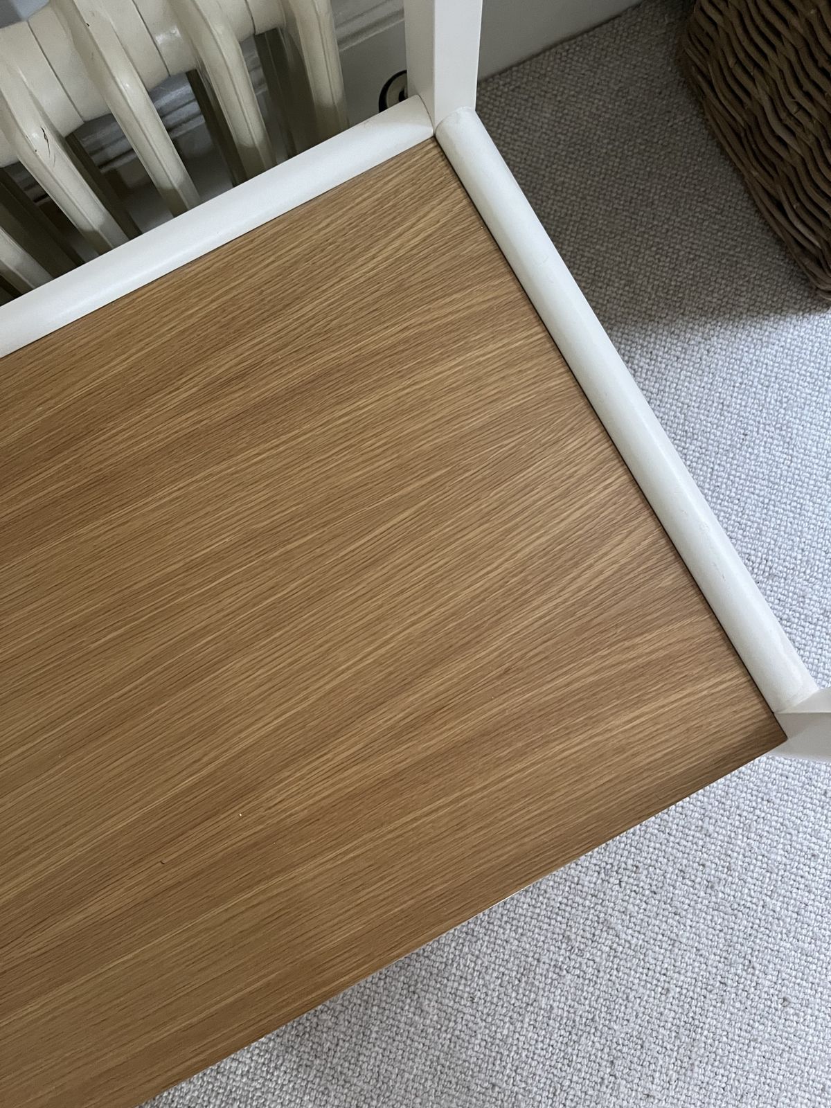 Ercol Oak Open Wardrobe Clothes Rail photo furniture