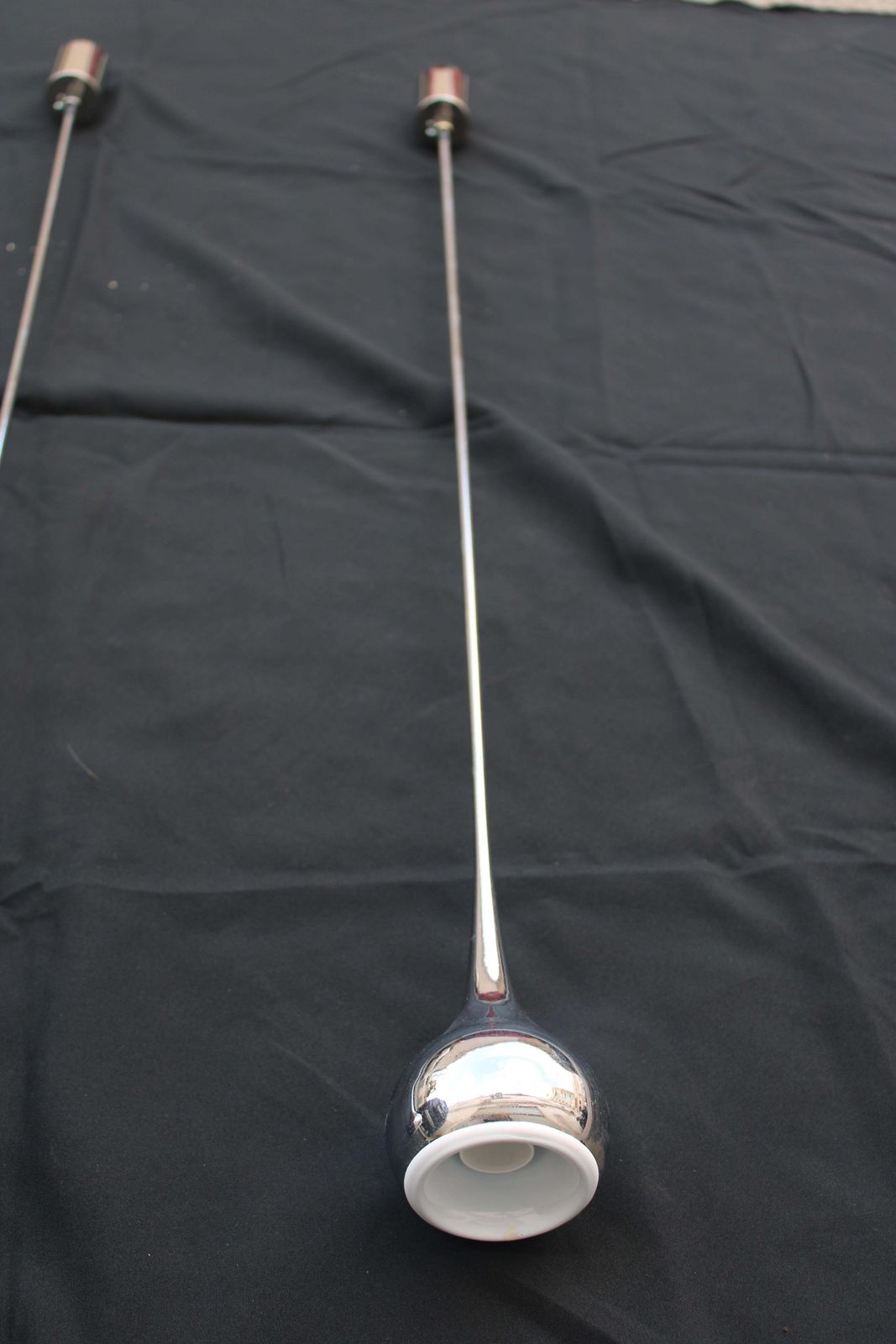 Minimal Trumpet Pendant Lamp Esoperia Italian Design 1970 Metal photo Lighting
