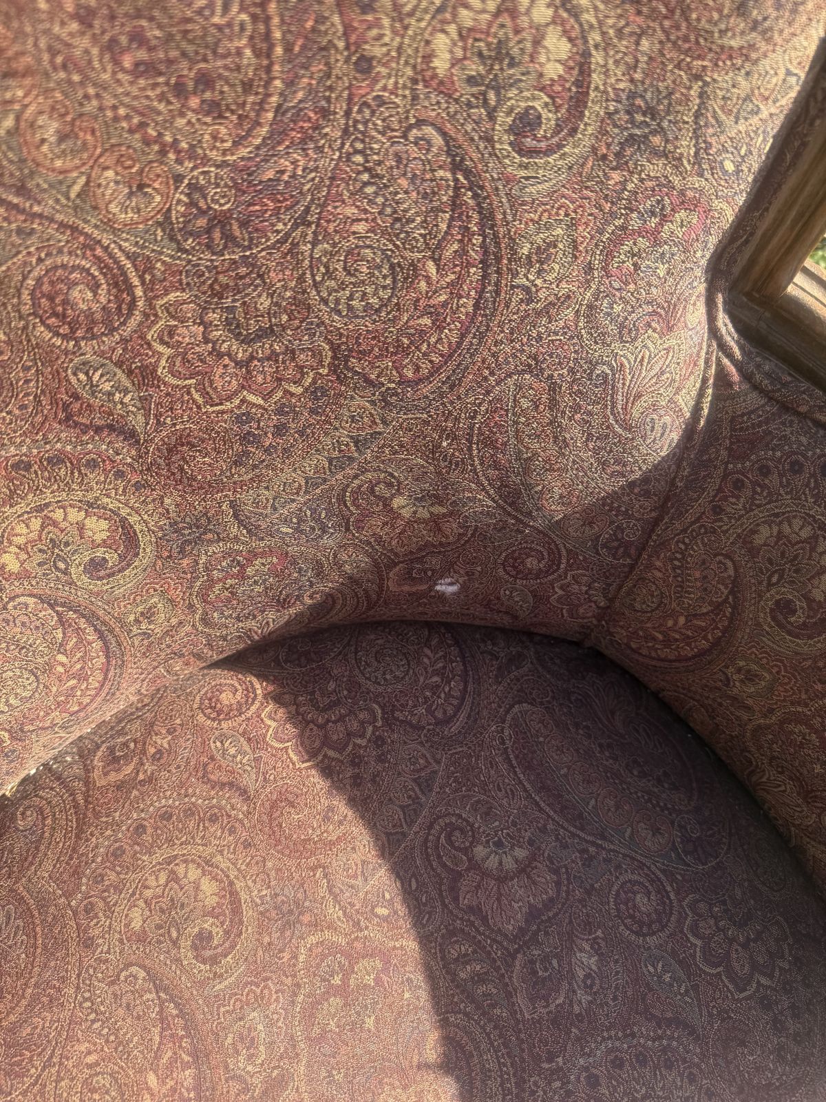Vintage Spoon Back Chair With Mahogany Wood photo 250.0