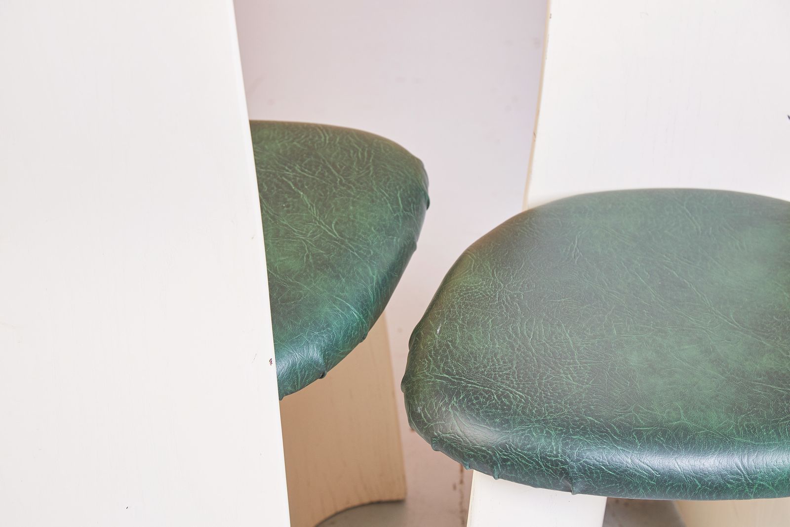 G Plan "New Seasons" Dining Chairs In White Ash   Postmodern And Rare photo for sale