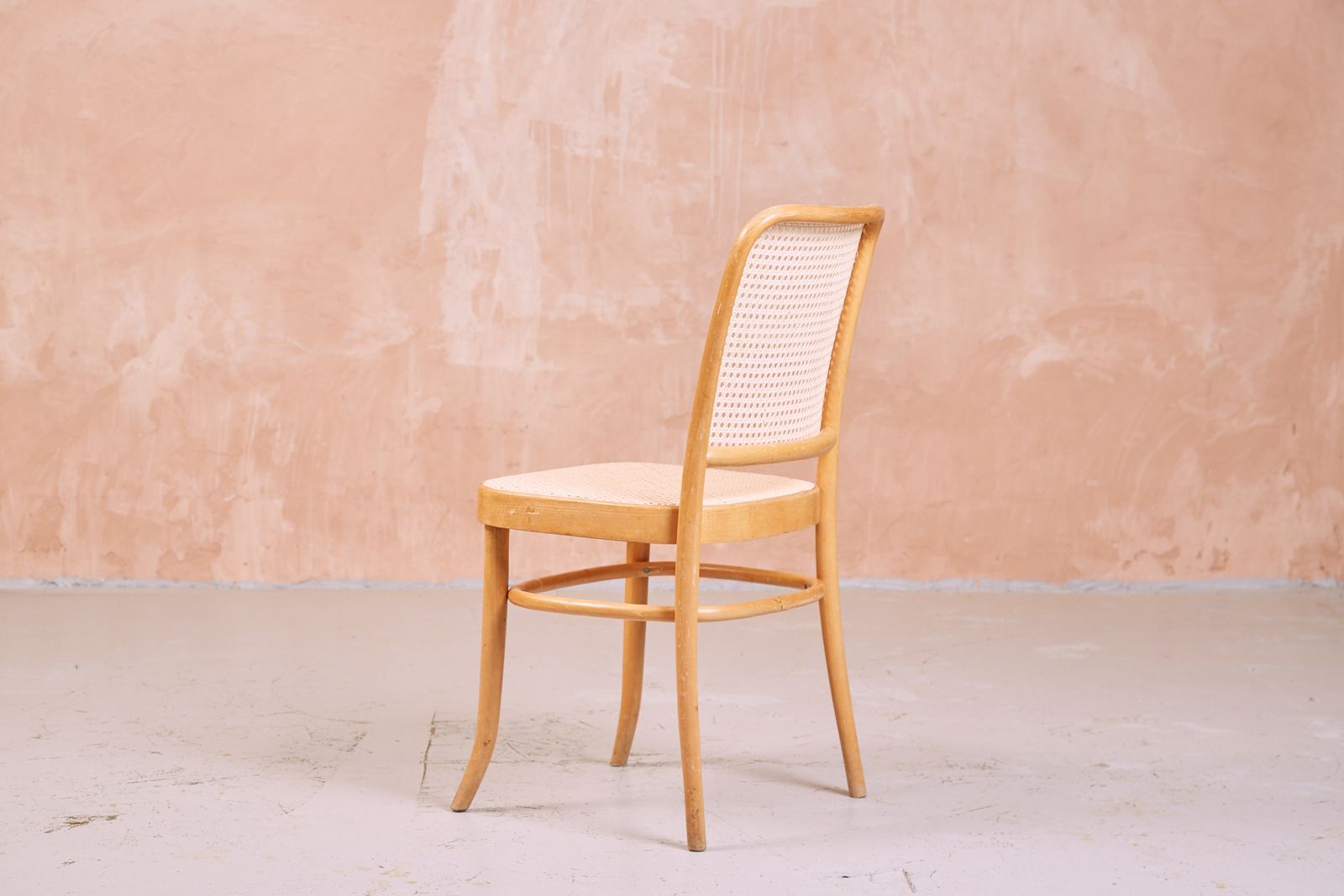 2400.0 Set Of Six Prague Chairs By Josef Hoffmann And Josef Frank, Bentwood And Cane, 1930s photo