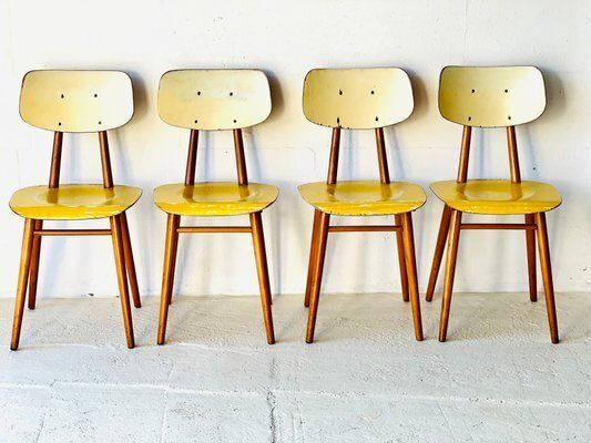 Dining Chairs From Ton, 1960s, Set Of 4 photo furniture