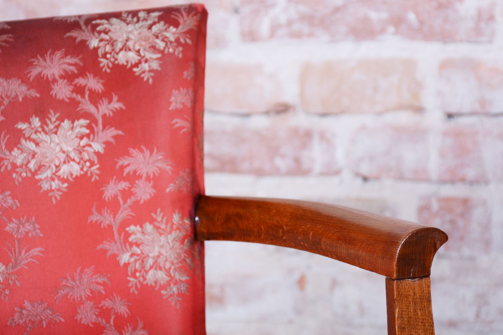 photo furniture Set Of Two Restored Art Deco Armchairs, By Jules Leleu, Beech, France, 1930s