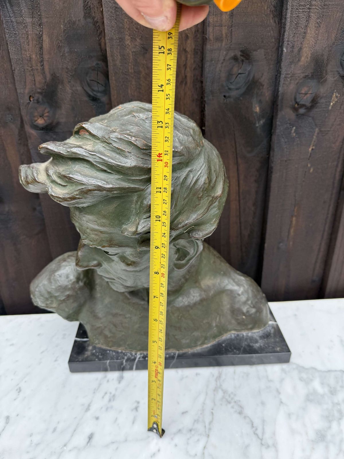 Art Art Deco Terracotta Bust Of A Man , J Dommisse photo