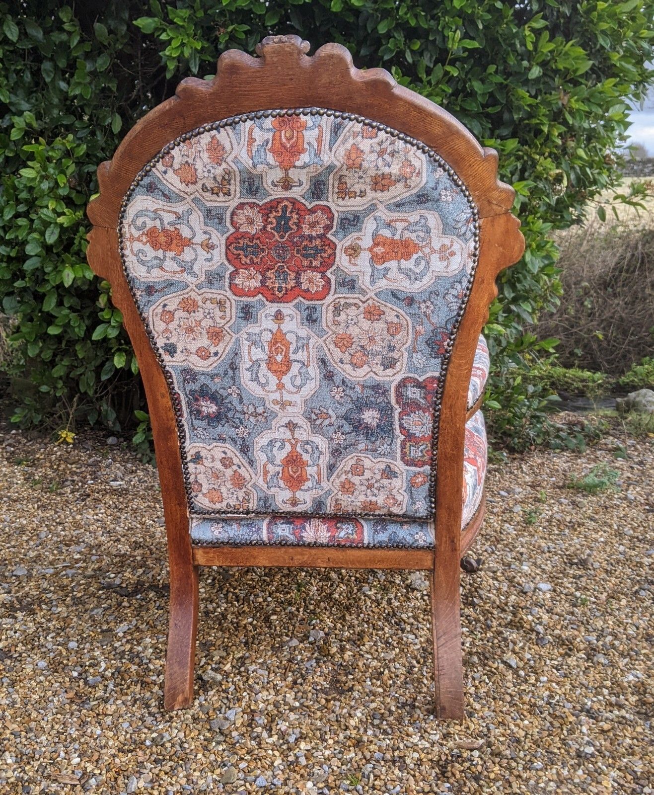photo furniture Good Large Oak Victorian Aesthetic Armchair