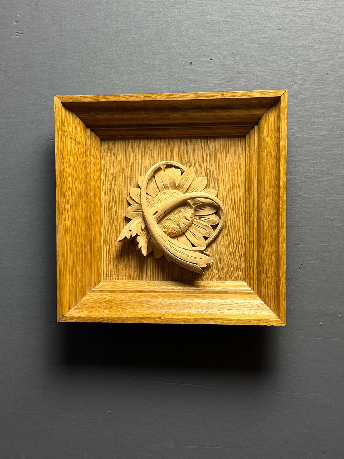 Decorative Chapel Carving By Renowned Master Carver Charles Oldham photo furniture