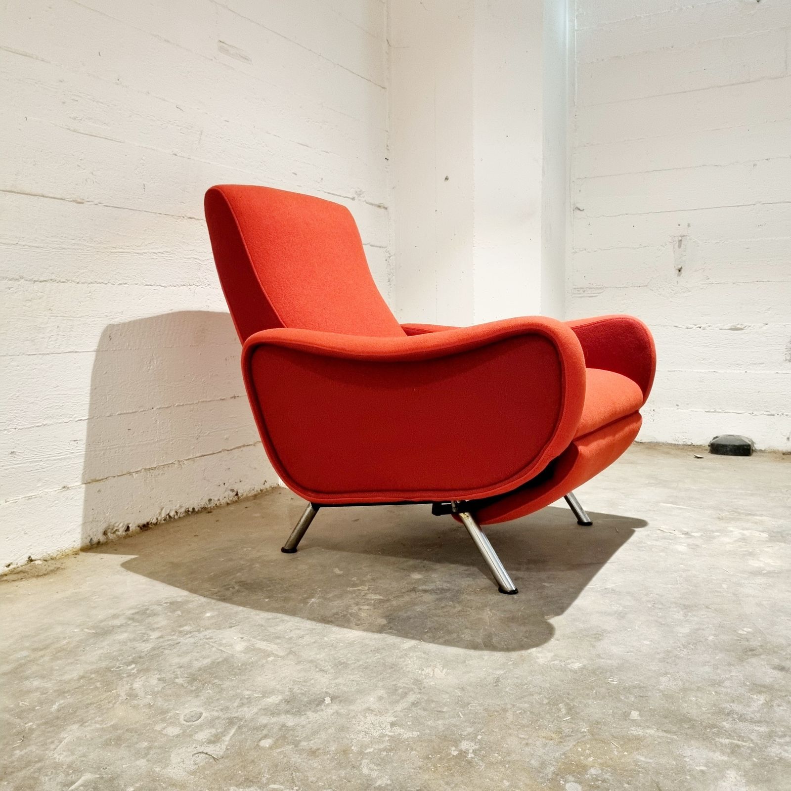 1950 Adjustable “Lady” Lounge Chair In The Style Of Marco Zanuso Produced By Pizzetti Roma photo 3758.0