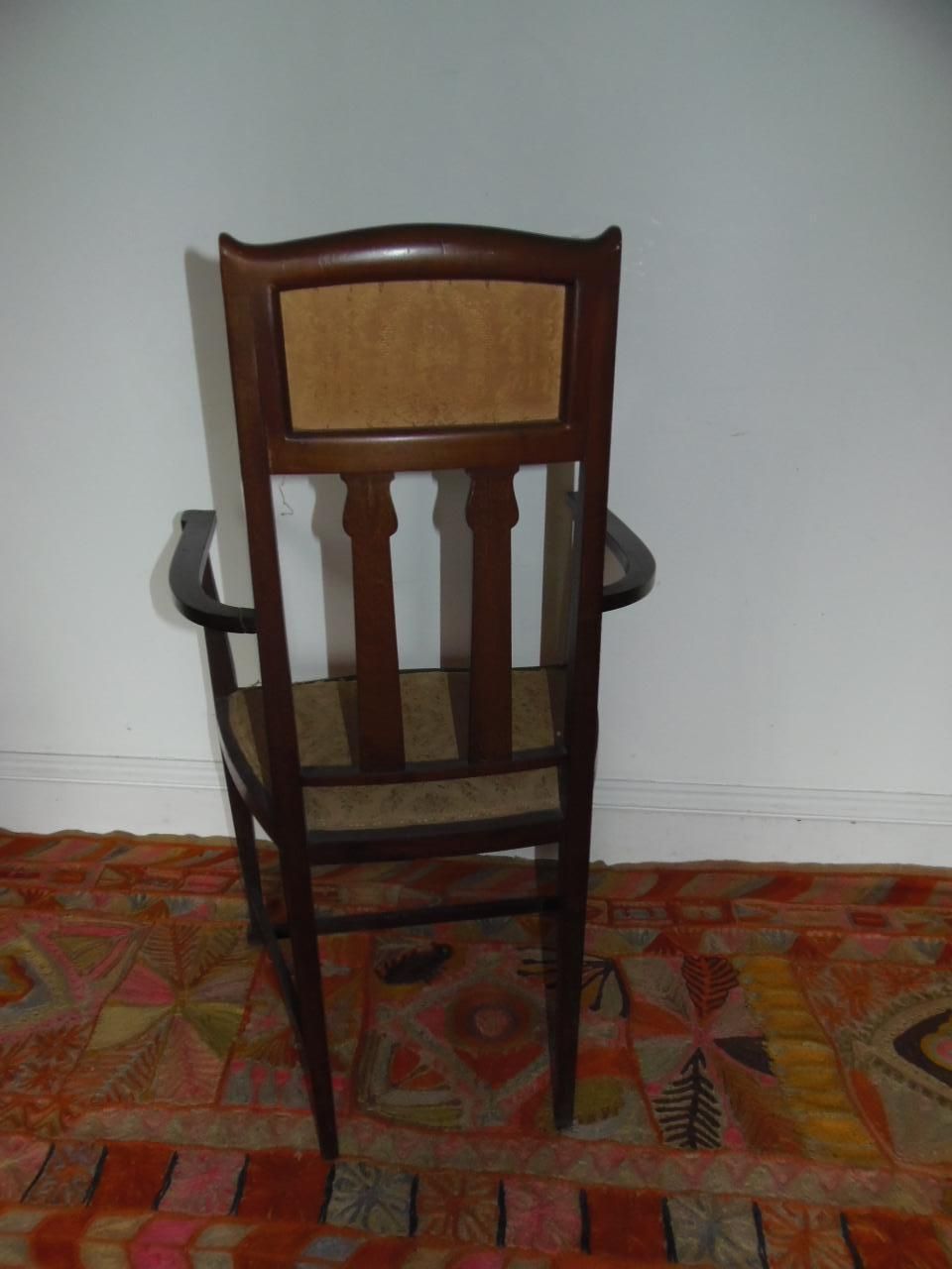 Arts And Crafts Inlaid Armchair . photo buy