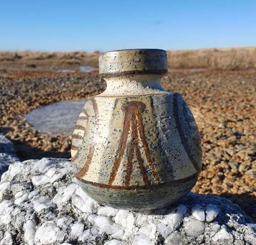 Noomi Backhausen For Soholm, Demark. A Small, Stoneware Vase. 1960s. photo for sale