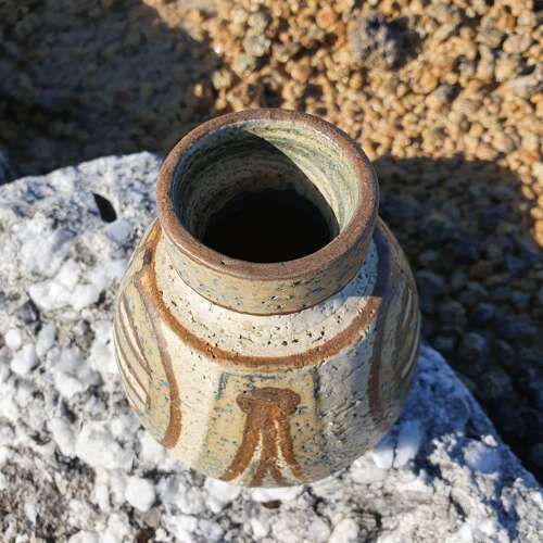Noomi Backhausen For Soholm, Demark. A Small, Stoneware Vase. 1960s. photo 68.0