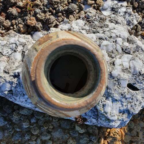 Noomi Backhausen For Soholm, Demark. A Small, Stoneware Vase. 1960s. photo vinterior