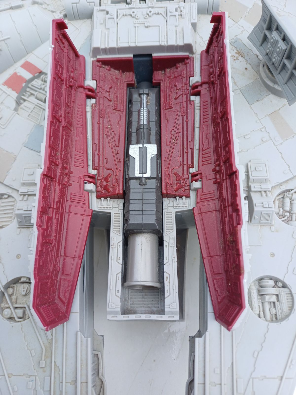 photo vintage Vaisseau Star Wars Faucon Millenium Lfl Hasbro S A C  001 C # B367