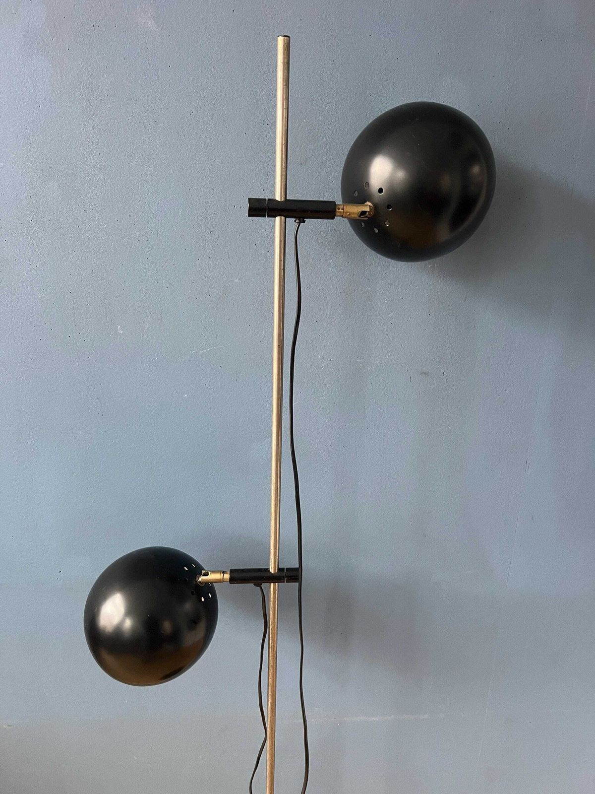 Vintage Mid Century Black Eyeball Floor Lamp photo buy
