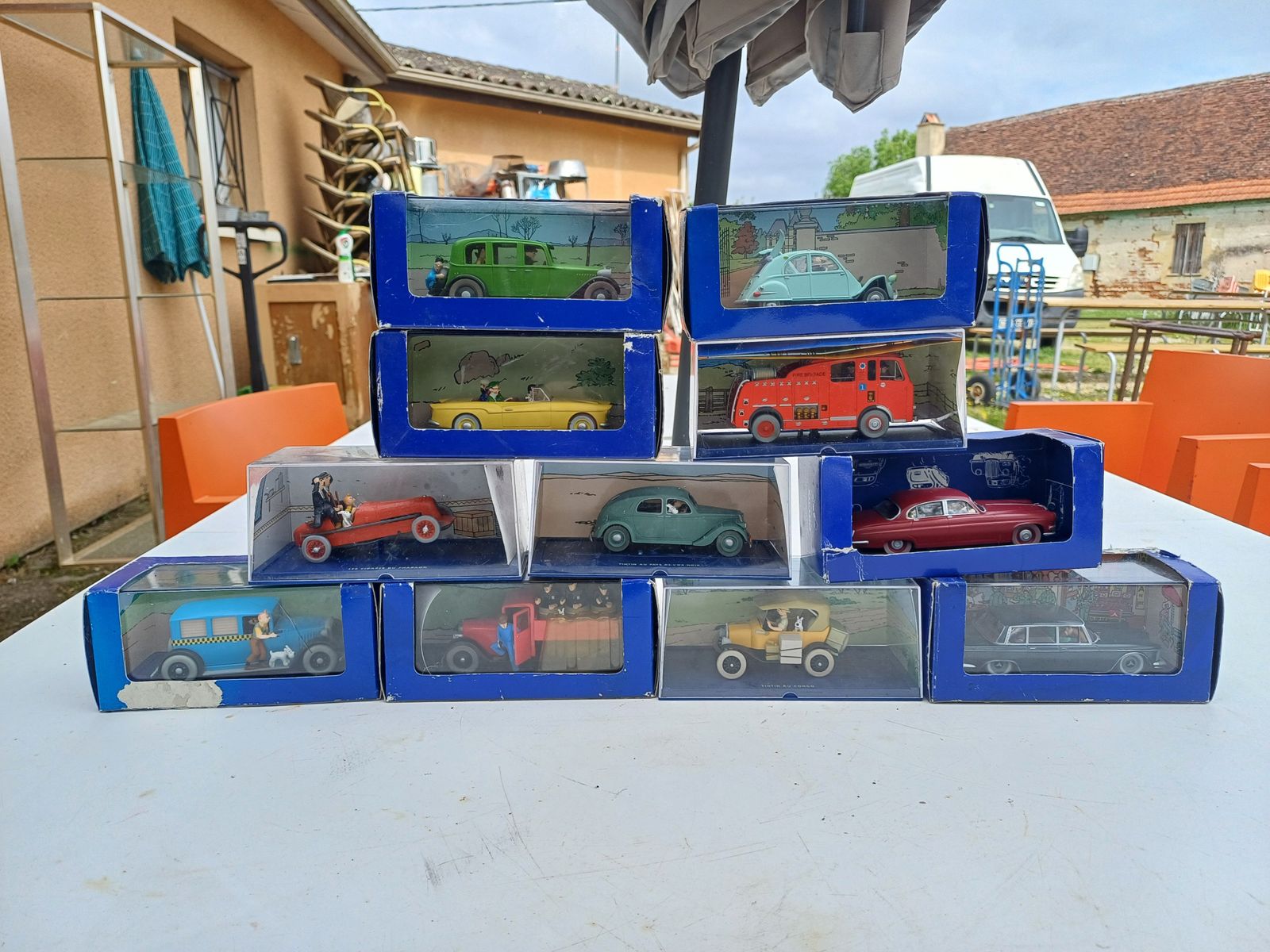 Tintin Cars And Trucks Collection