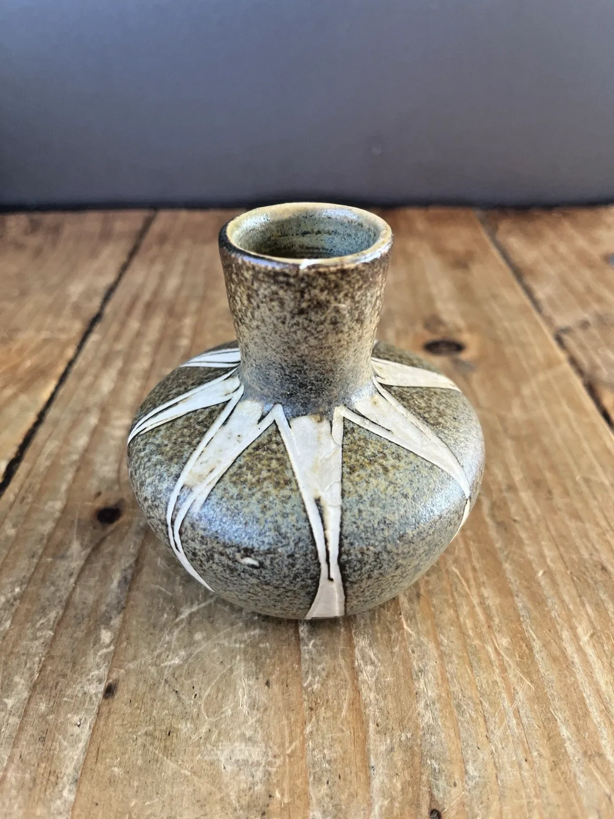 photo furniture Danish Mid Century Modern 60's Johannes Andersen Keramik Scandi Sgraffito Vase