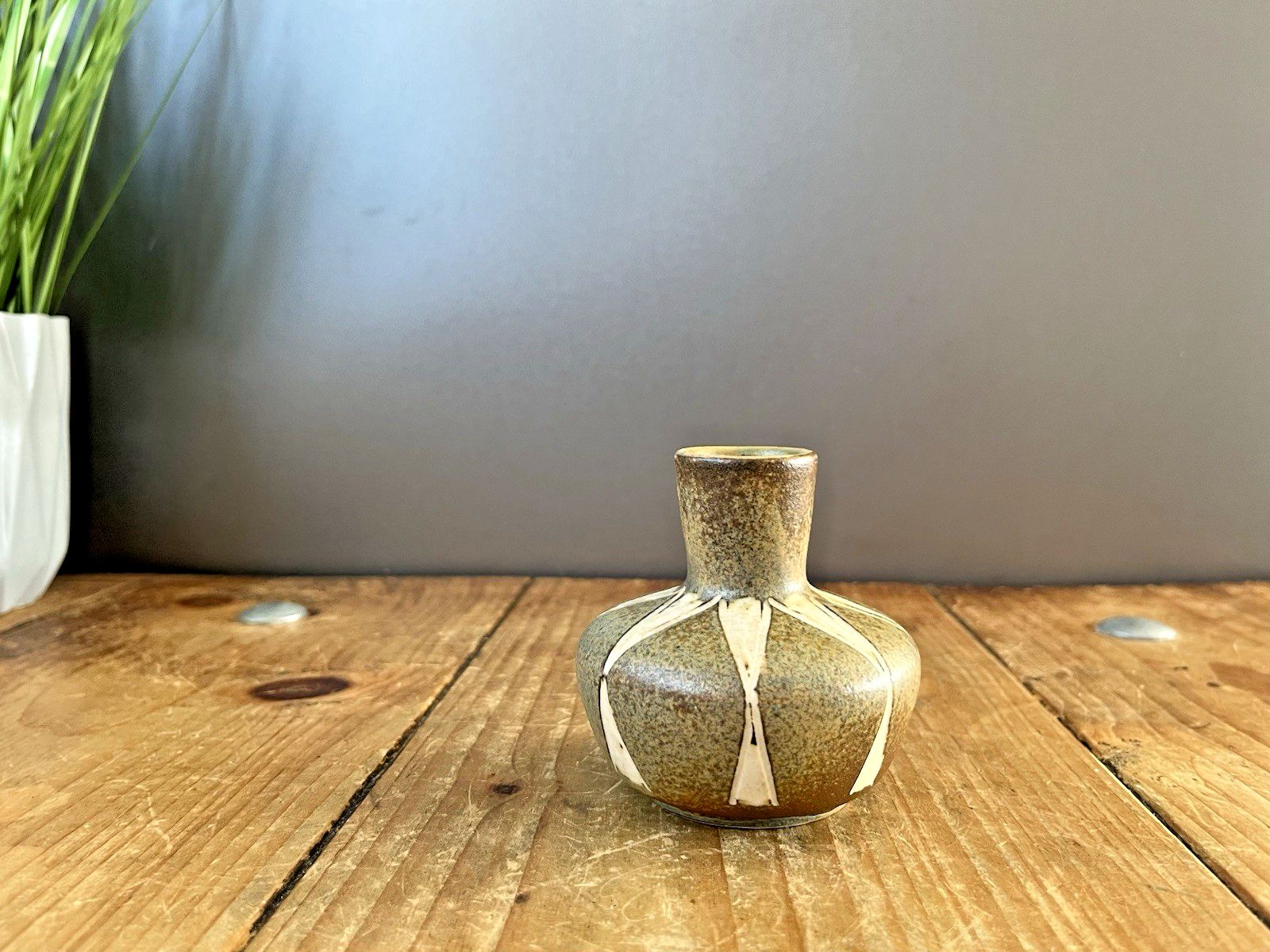 photo for sale Danish Mid Century Modern 60's Johannes Andersen Keramik Scandi Sgraffito Vase