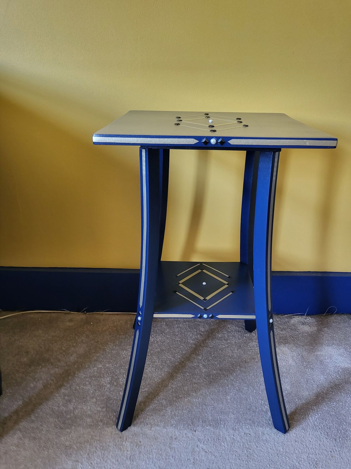 Bespoke Refurbished Vintage Oak Plant /Side Table By Tessqfurnishings photo buy