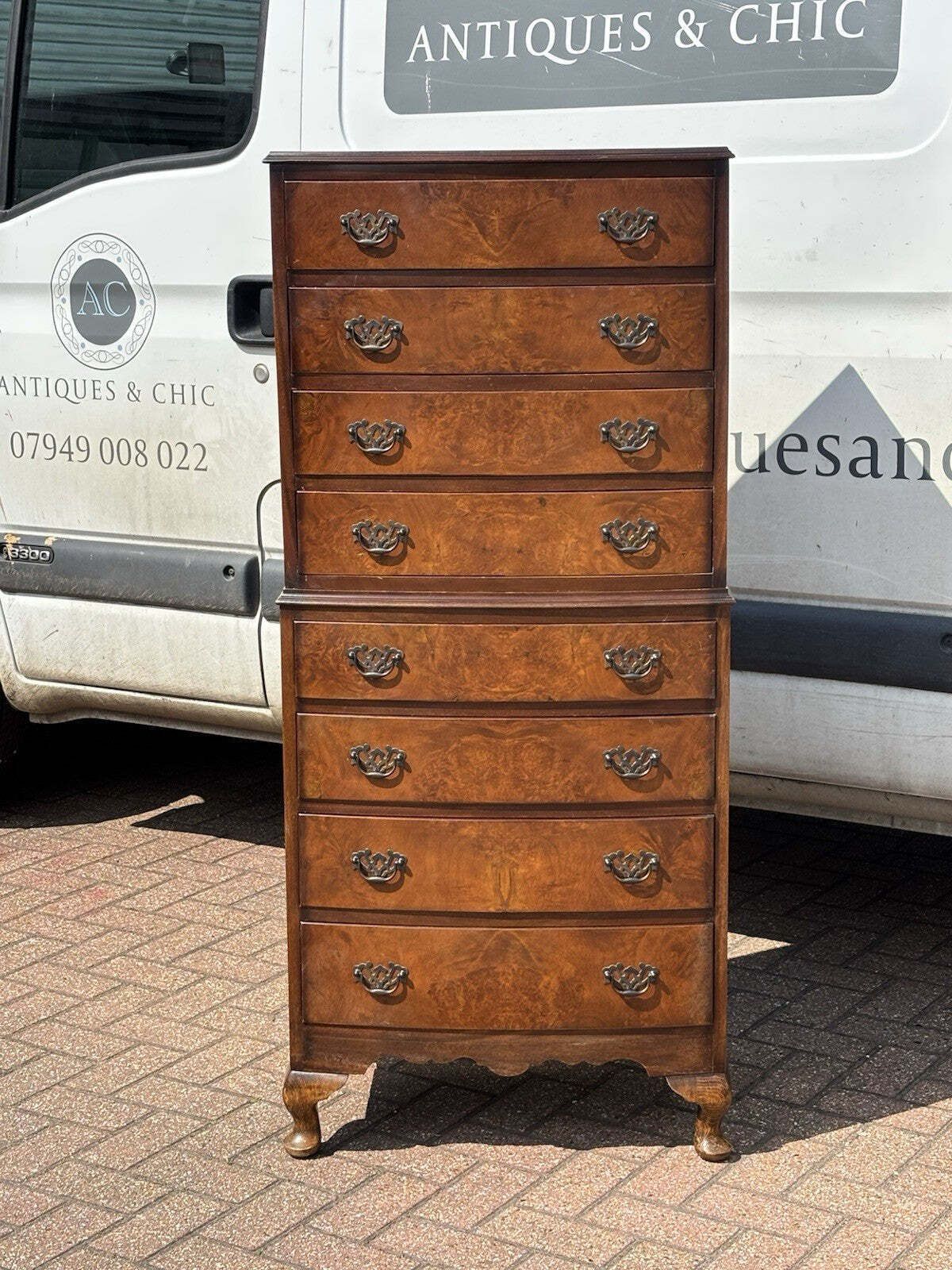 Chest Of Chest Set Of Drawers, Splits In 2 Pieces For Easier Transportation. photo furniture