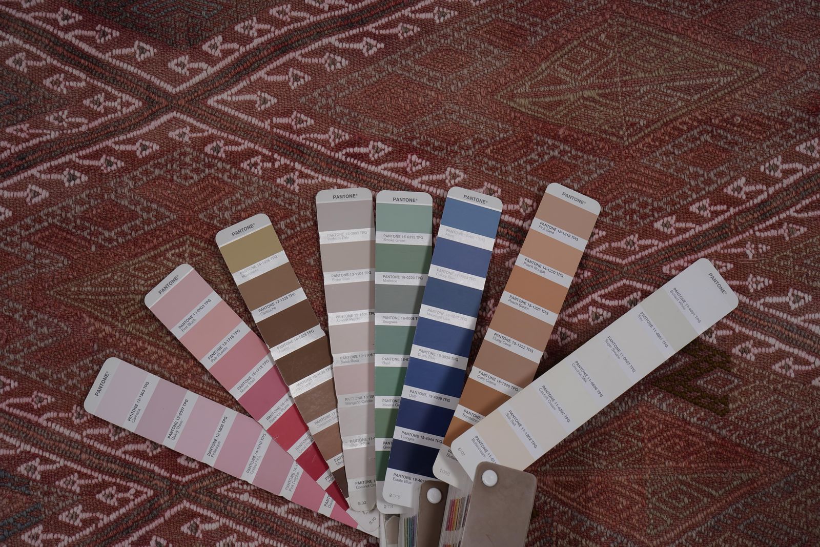 photo for sale Vintage Embroided Jajim Kilim Rug 5'7'' X 7'5''