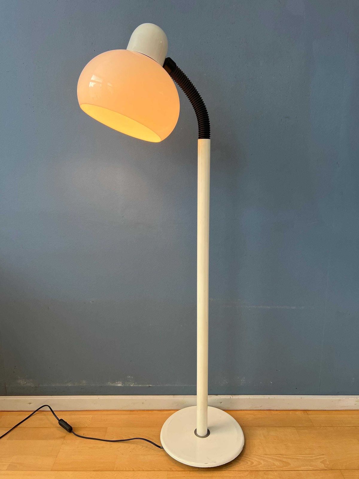 Witte Mid Century Space Age Paddenstoellamp Van Hala Zeist