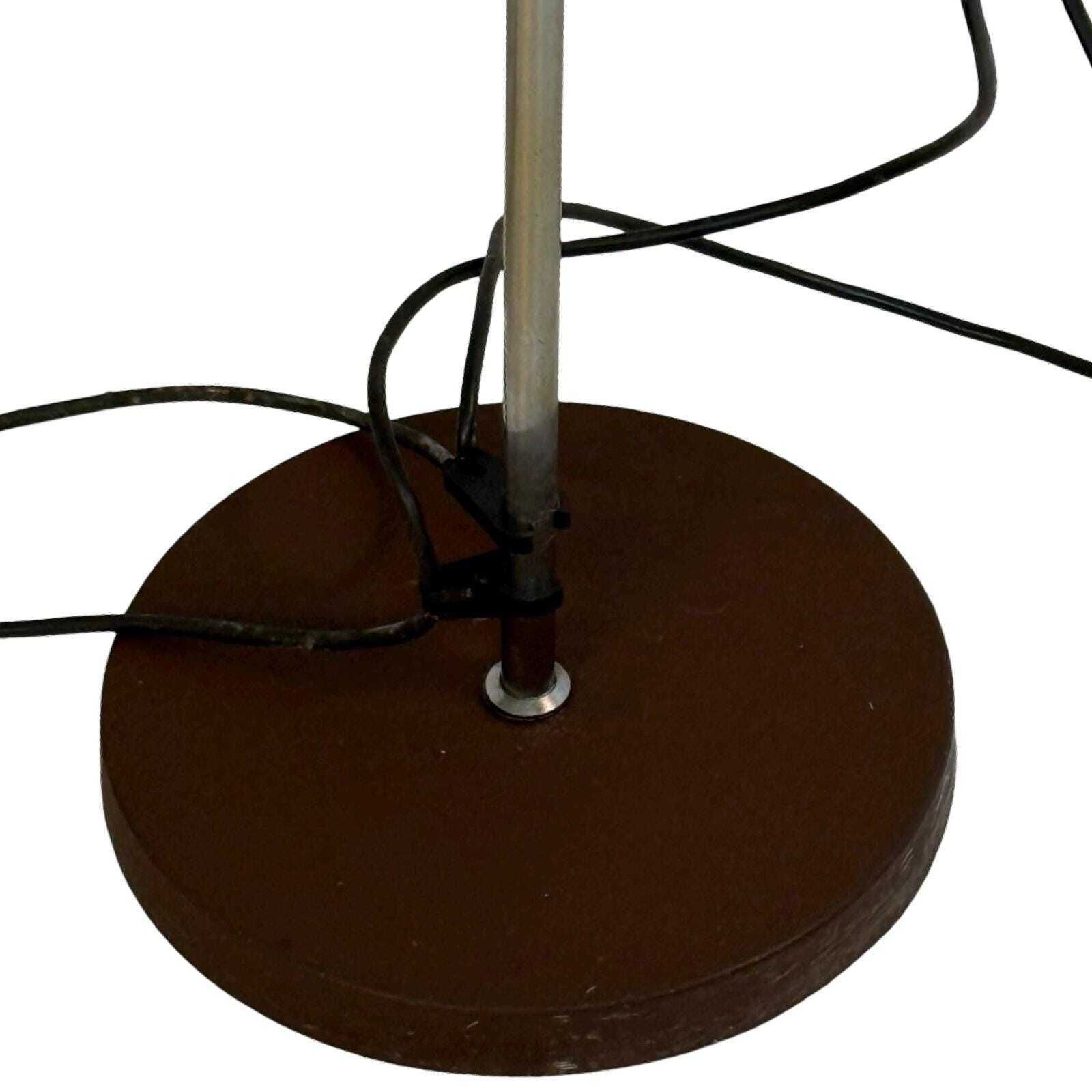 photo furniture Dijkstra   Rare Model   Space Age Design / Mcm Floor Lamp With Two Shades