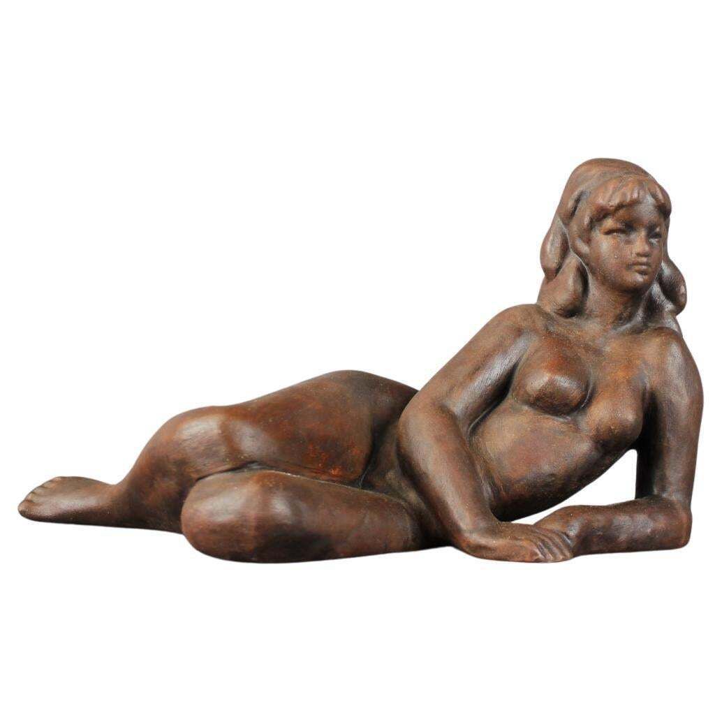 Large Statuette Of Act By Bohumil Kokrda, Czechoslovakia, 1980s