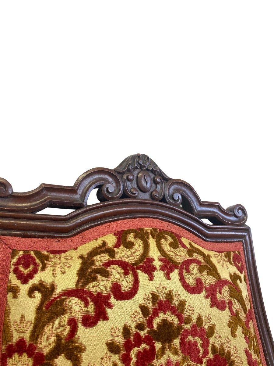 Pair Of 19th Century Louis Philippe Style Carved Mahogany Armchairs photo 900.0