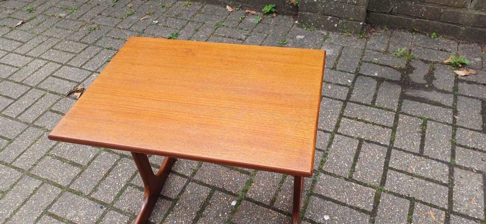 Retro Vintage Danish G Plan Style Occasional Table, Vintage Side Table, Lamp Table photo 115.0