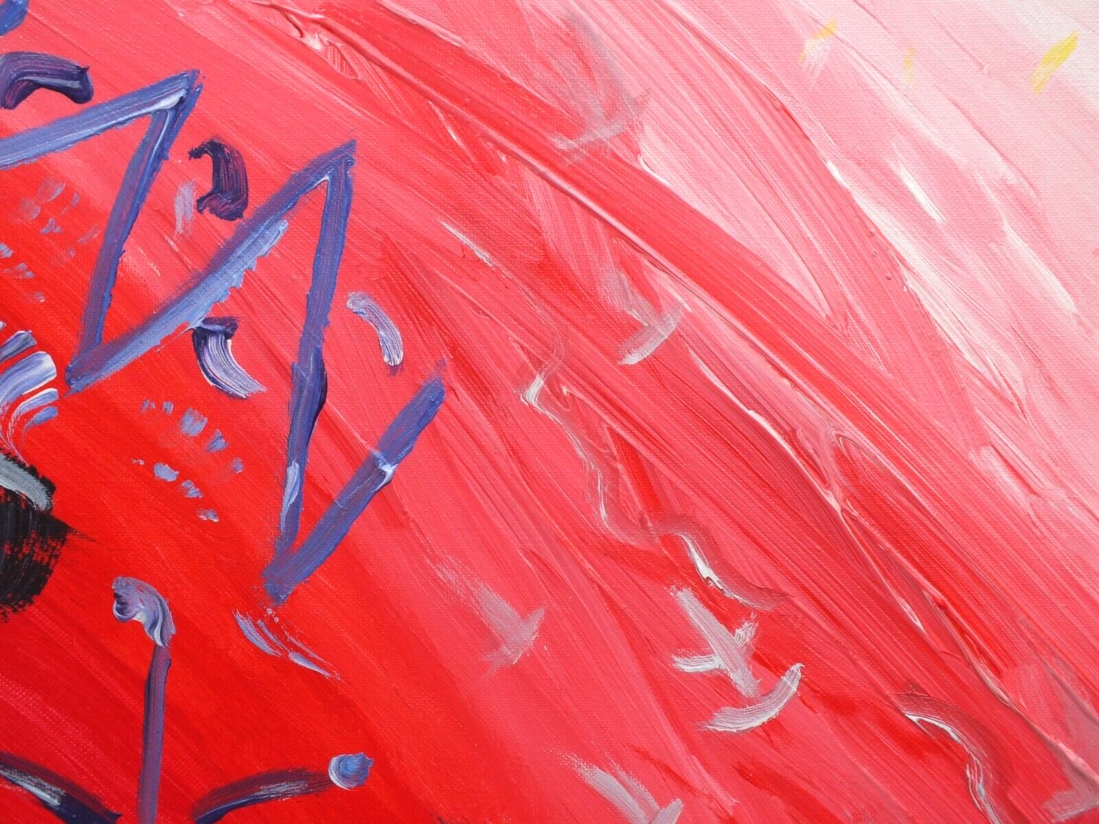 Abstract Light Language Expressionist Painting Dividing Channel Fraser J Lucas photo for sale