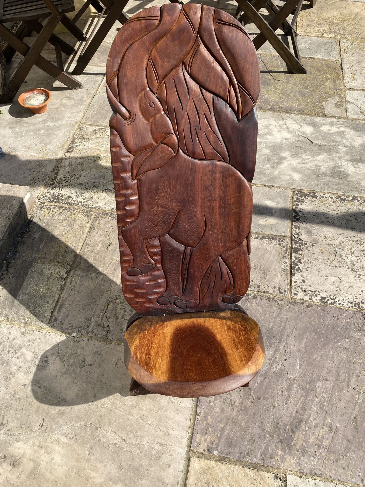 Unusual Wooden Two Piece Chair photo 150.0