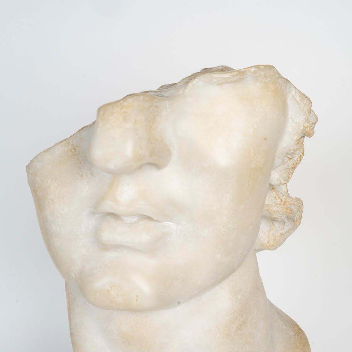 Sculpture Representing A Fragment Of The Bust Of Apollo. photo buy