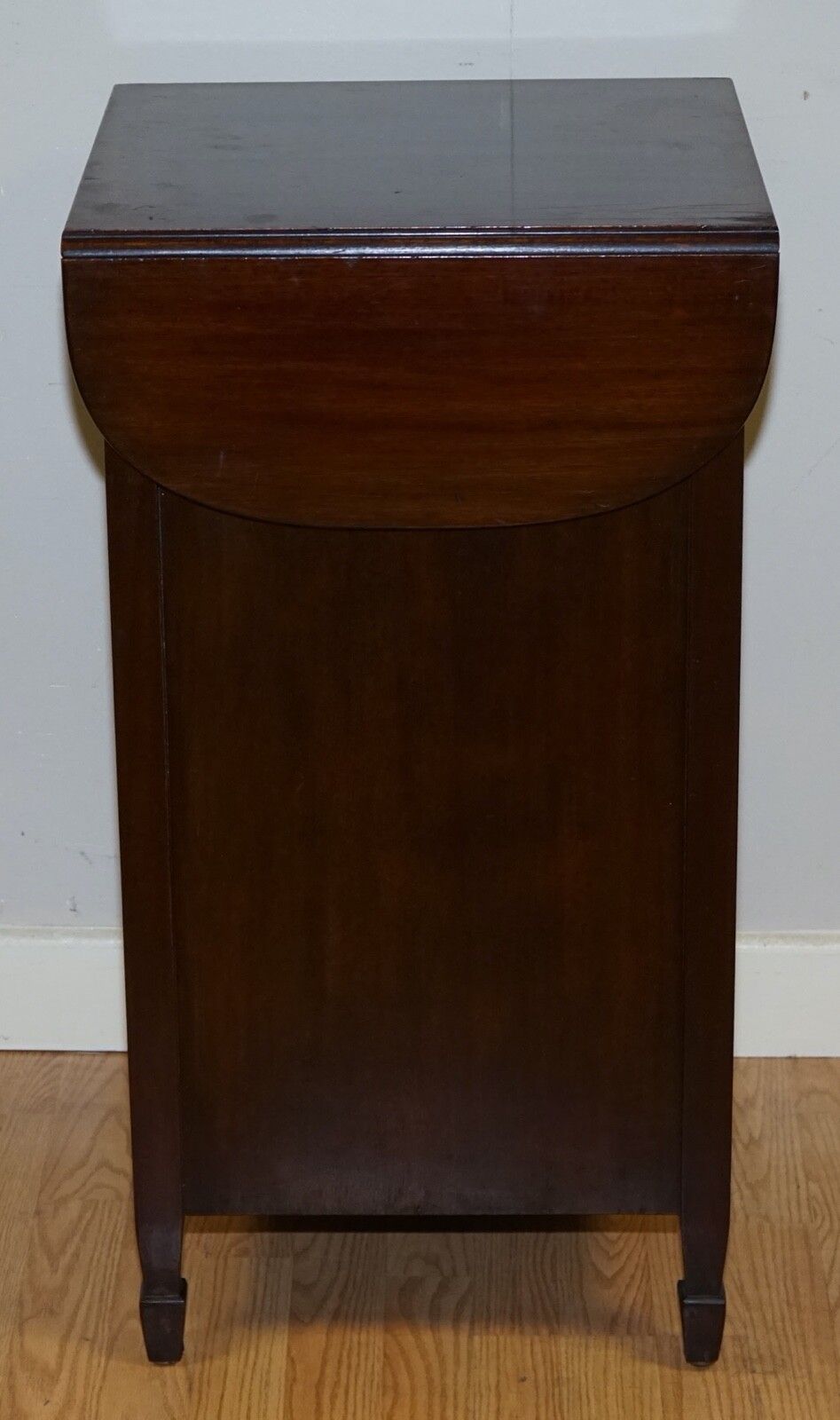 photo for sale Lovely Vintage Mahogany Side End Hardwood Table With Drawer And Shelfs