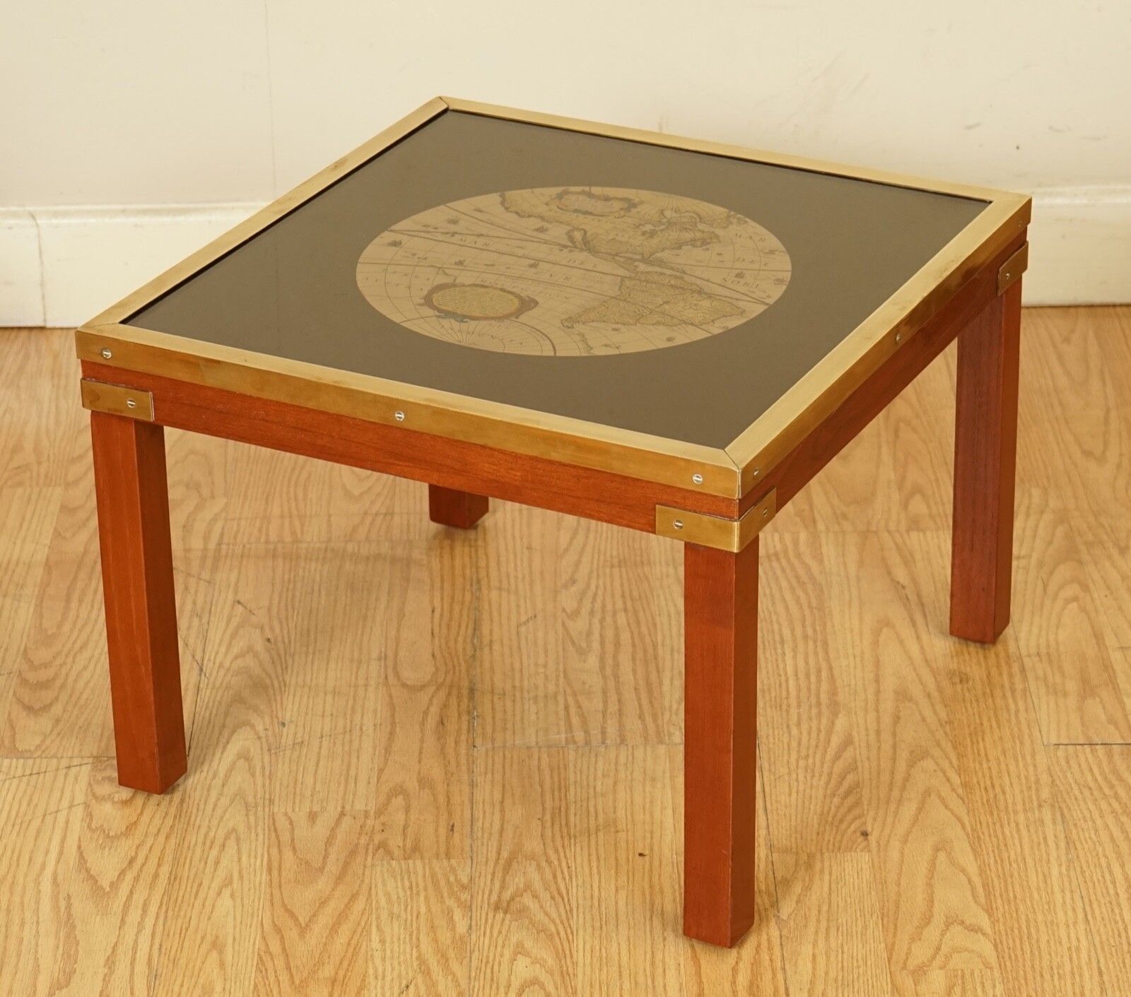 photo furniture Stunning Coffee & Side Table Nest Of Tables Military Campaign With World Maps