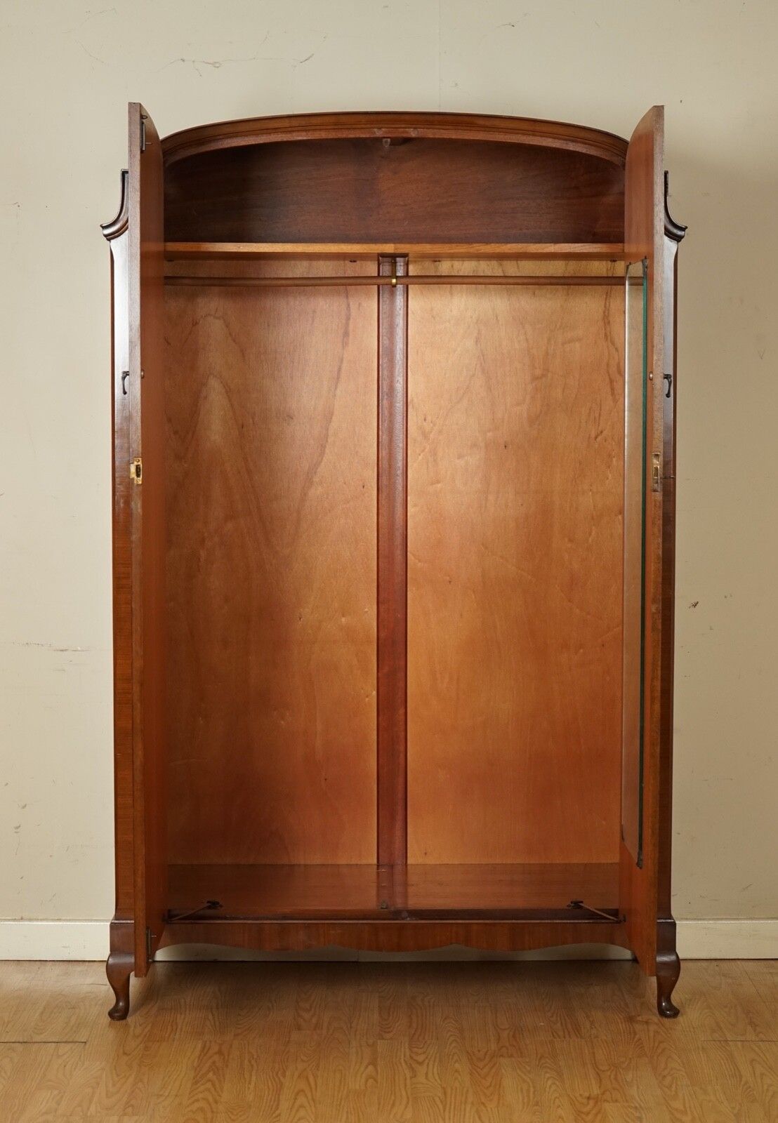 Stunning Made In England Art Deco Burr Walnut Double Wardrobe photo buy