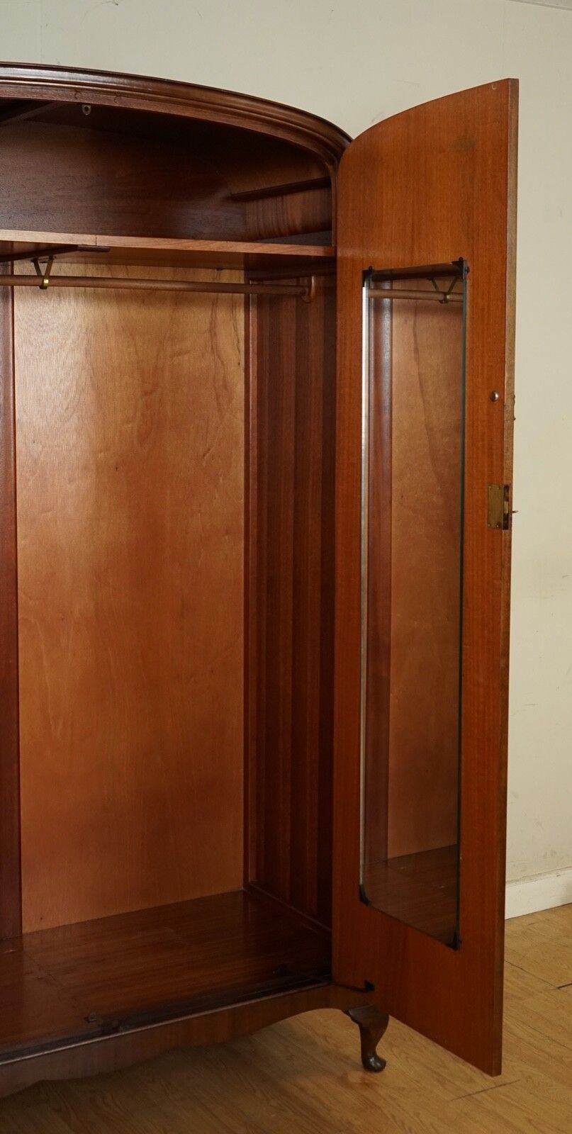 photo furniture Stunning Made In England Art Deco Burr Walnut Double Wardrobe