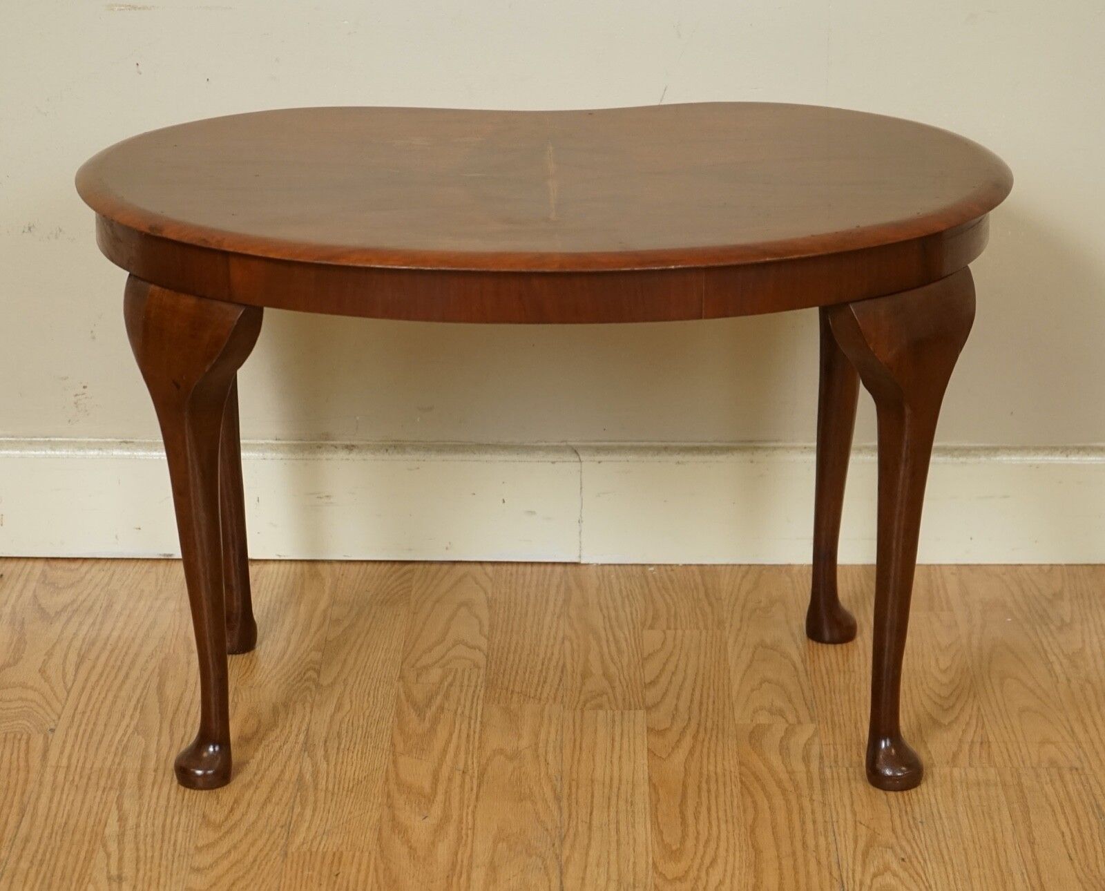 Gorgeous Kidney Art Deco Hardwood Side End Plant Table photo for sale